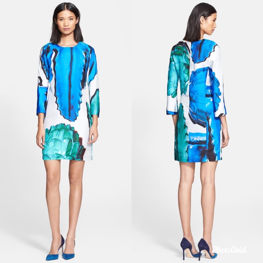 Silk Sheath Dress.
